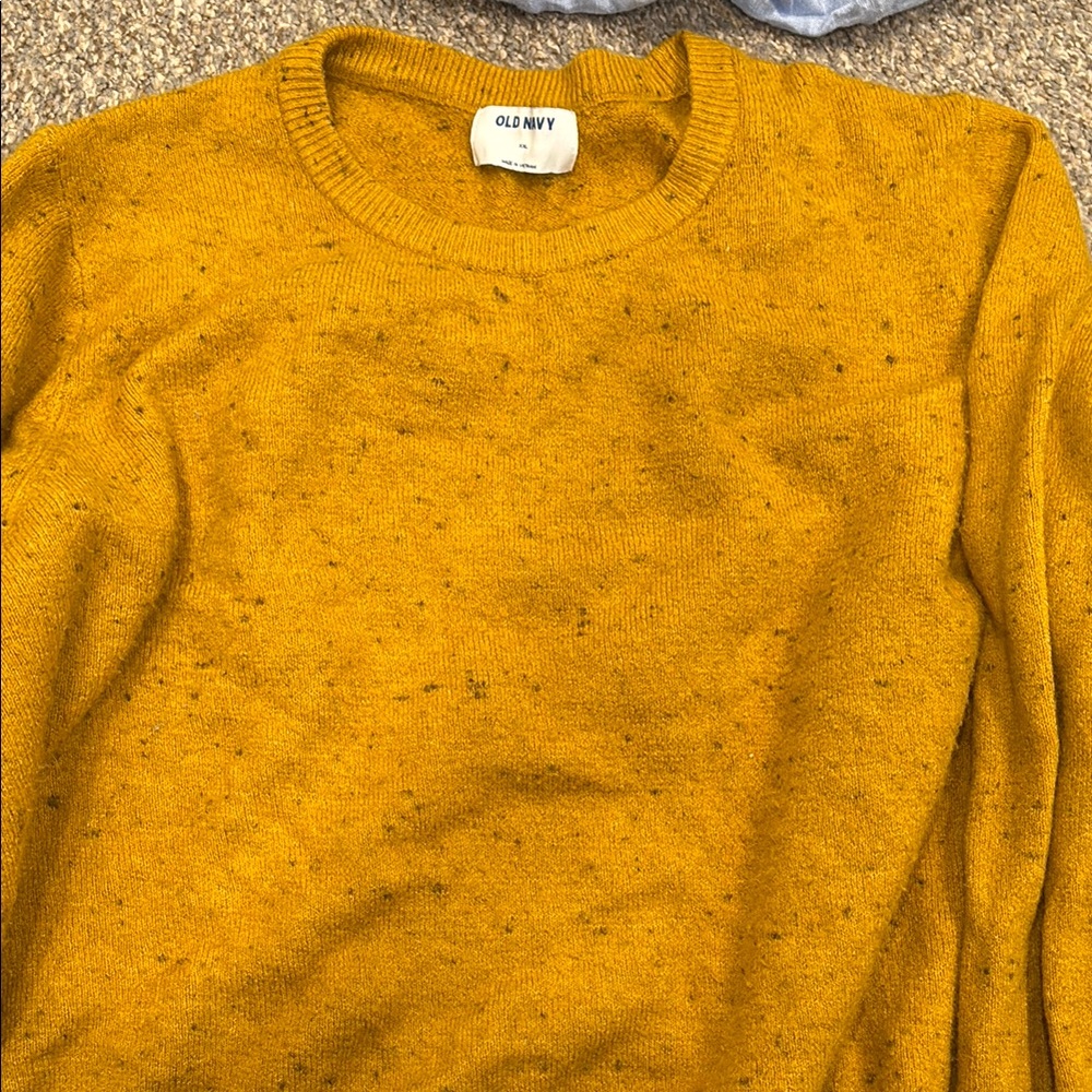 Old Navy Mustard Yellow Sweater